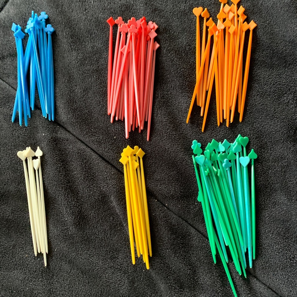 98 Vintage Card Suit Toothpicks